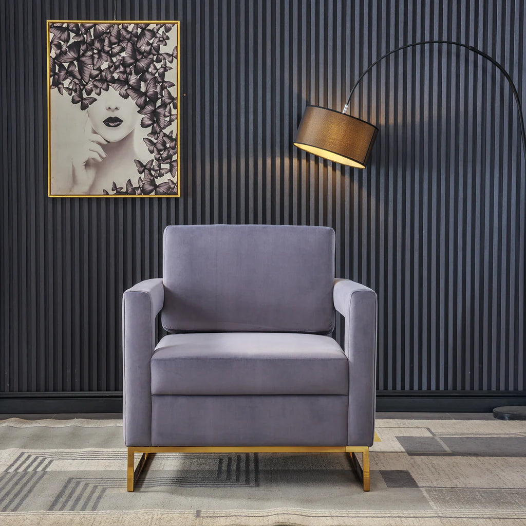 Roxanne Velvet Accent Chair in 6 Color Options