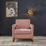 Roxanne Velvet Accent Chair in 6 Color Options