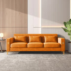 Mia Velvet Living Room Collection in 4 Color Options