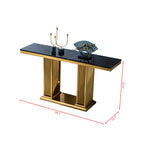 Mandy Marble Console Table in 2 Color Options