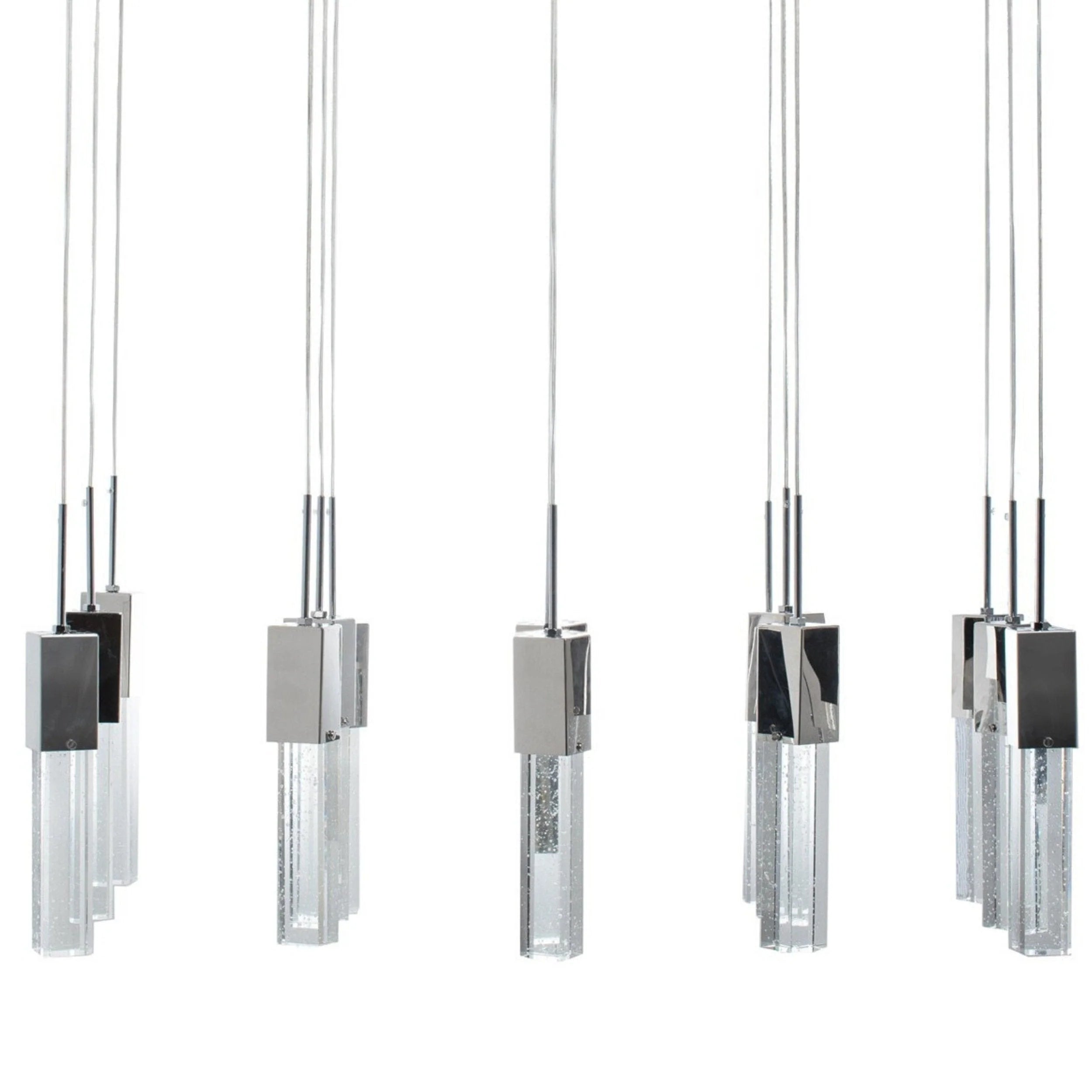 Sparkling 8" Crystal Chandelier in 4 Sizes