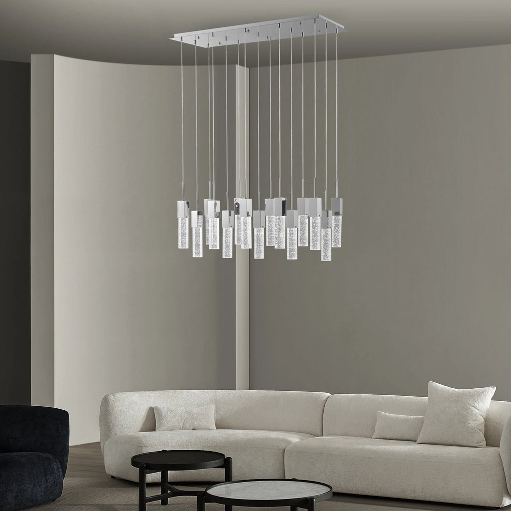 Sparkling 8" Crystal Chandelier in 4 Sizes