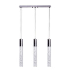Sparkling Cylindrical LED Chandelier in 5 Sizes