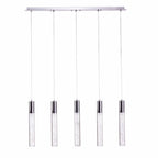 Sparkling Cylindrical LED Chandelier in 5 Sizes