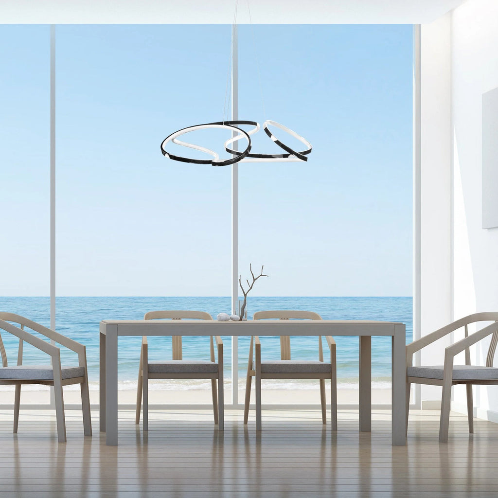Zoe Chrome LED Chandelier