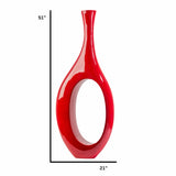 Oversized Resin Floor Vase in 4 Colors & 2 Sizes