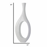 Oversized Resin Floor Vase in 4 Colors & 2 Sizes