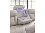 Barrington Leather Match Power Reclining Sofa in 2 Colors