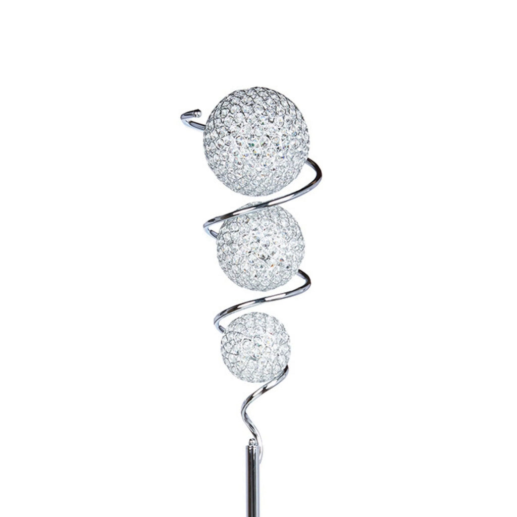 Crystal Spheres Vertical Floor Lamp