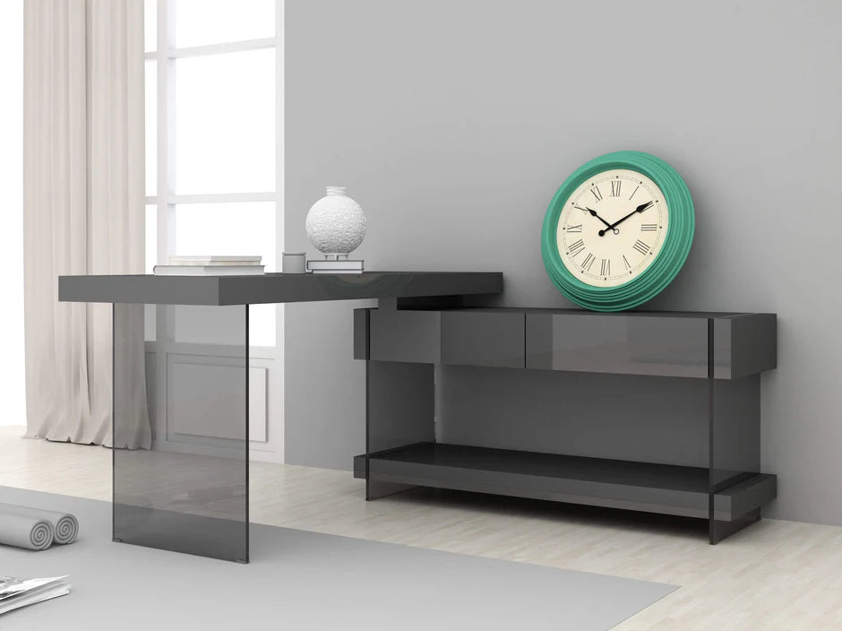 Claudia Modern Office Desk in 3 Color Options