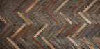 Rustic Herringbone Dining Room Collection