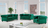 Bowie Tufted Velvet Living Room Collection in 3 Color Options