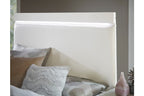Karen White Bedroom Collection with LED Lighting