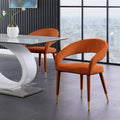 Dee Velvet Fabric Dining Chair in 6 Color Options