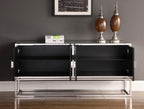 Arabella Mirrored Sideboard in Chrome or Gold Frame