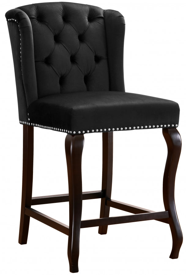 Suria Velvet Counter Height Stool in 4 Color Options
