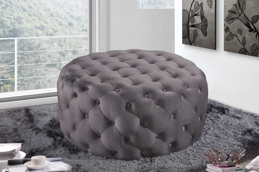 Addie Tufted Velvet Ottoman in 7 Color Options