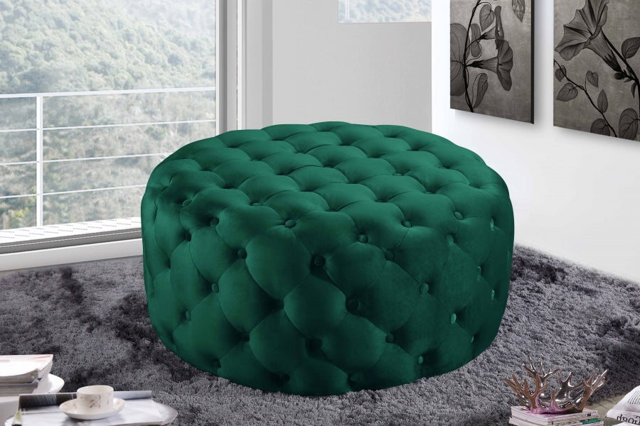 Addie Tufted Velvet Ottoman in 7 Color Options
