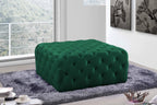 Ari Square Velvet Ottoman in 7 Color Options