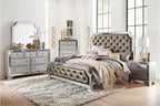 Avon Crystal Tufted Bedroom Collection