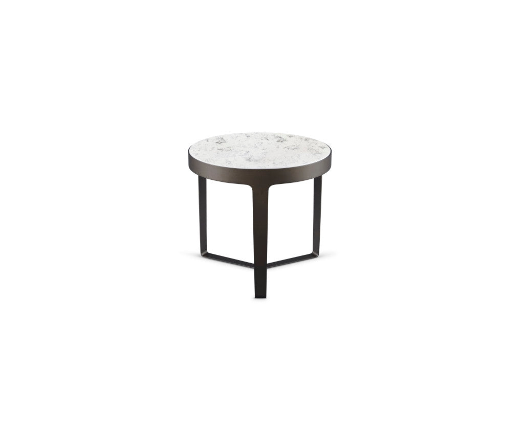 Thea Round Occasional Collection with Quartz Top