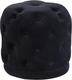 Harvey Tufted Round Velvet Ottoman in 7 Color Options
