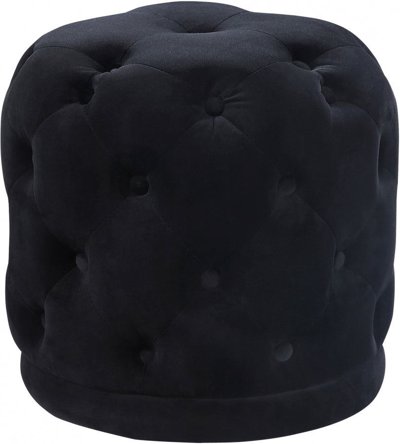 Harvey Tufted Round Velvet Ottoman in 7 Color Options