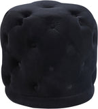Harvey Tufted Round Velvet Ottoman in 7 Color Options