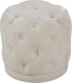 Harvey Tufted Round Velvet Ottoman in 7 Color Options