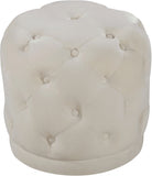 Harvey Tufted Round Velvet Ottoman in 7 Color Options