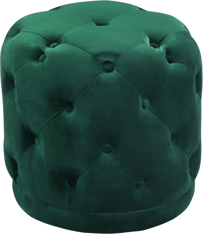 Harvey Tufted Round Velvet Ottoman in 7 Color Options