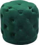 Harvey Tufted Round Velvet Ottoman in 7 Color Options
