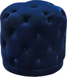 Harvey Tufted Round Velvet Ottoman in 7 Color Options