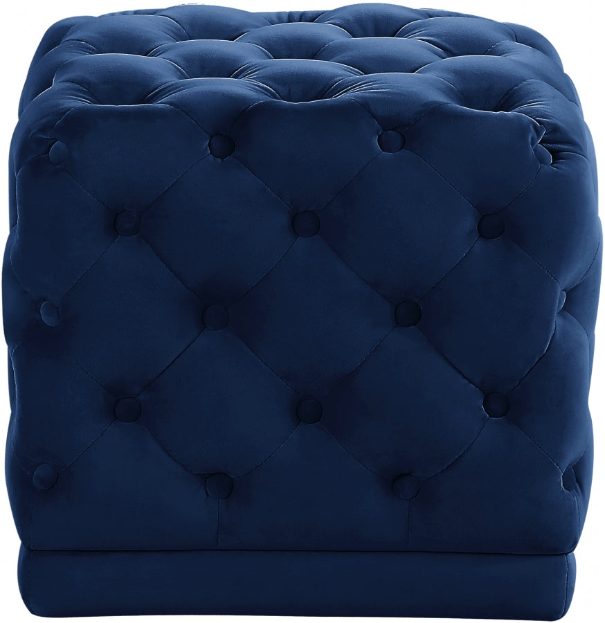 Eileen Tufted Velvet Ottoman in 7 Color Options