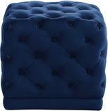 Eileen Tufted Velvet Ottoman in 7 Color Options
