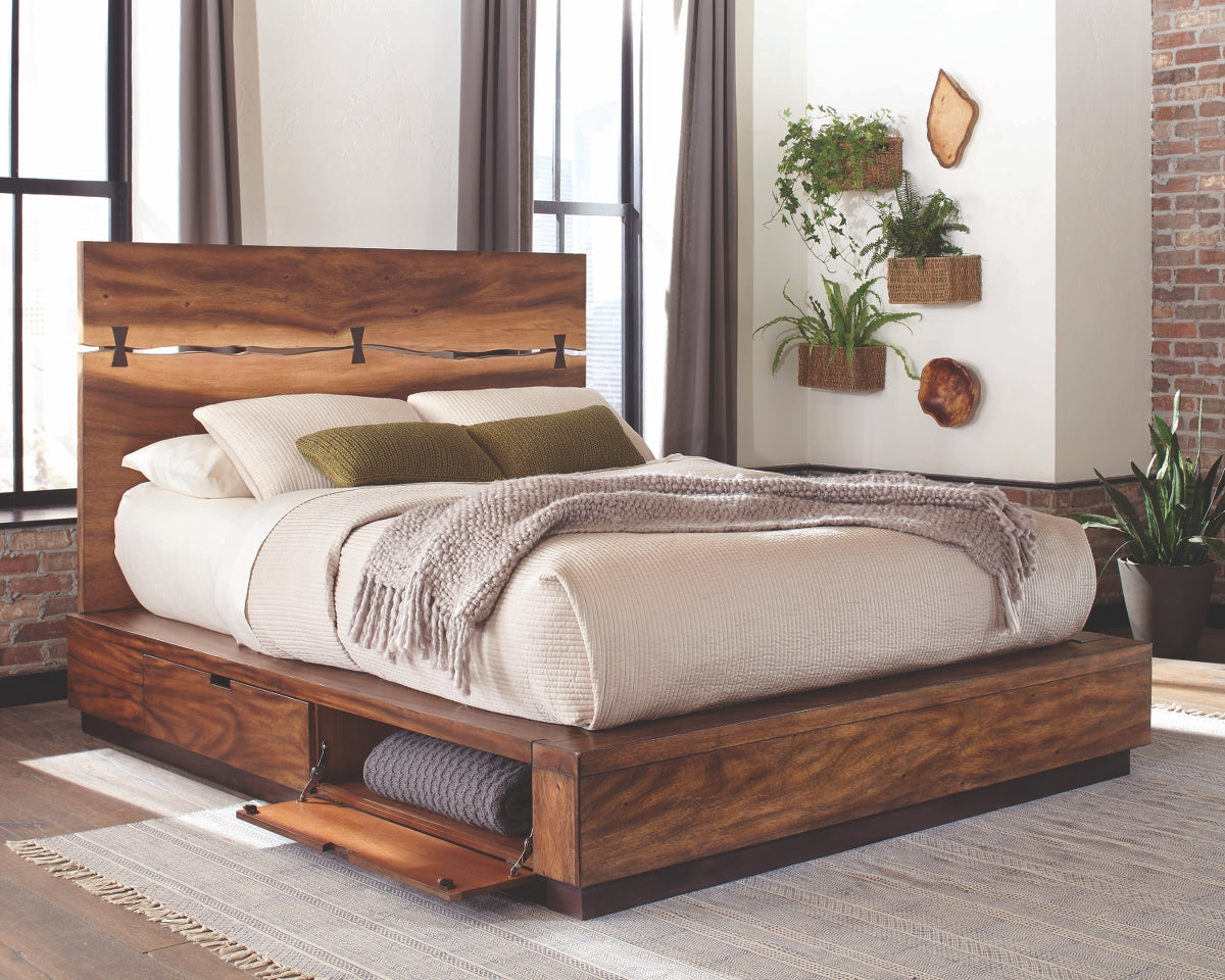 Madden Rustic Storage Platform Bedroom Collection