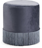 Freddy Velvet Ottoman in 4 Color Options