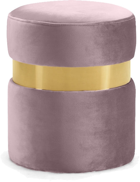 Heidi Round Velvet Ottoman in 6 Color Options