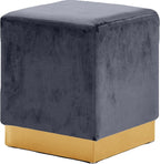 Jackson Velvet Ottoman in 6 Color Options