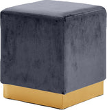 Jackson Velvet Ottoman in 6 Color Options