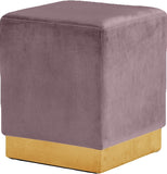 Jackson Velvet Ottoman in 6 Color Options