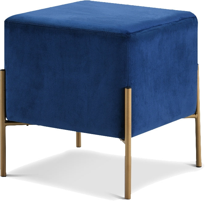 Elsa Square Velvet Ottoman in 6 Color Options