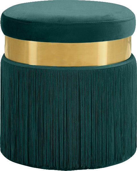 Jasmine Velvet Ottoman in 4 Color Options