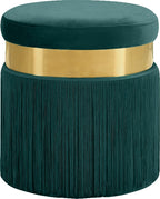 Jasmine Velvet Ottoman in 4 Color Options