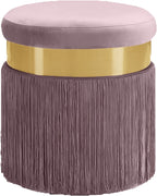 Jasmine Velvet Ottoman in 4 Color Options