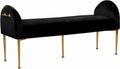 Ollie Velvet Bench in 5 Color Options
