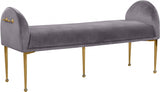 Ollie Velvet Bench in 5 Color Options