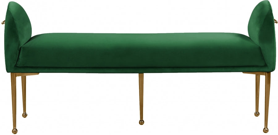 Ollie Velvet Bench in 5 Color Options