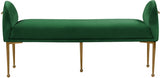 Ollie Velvet Bench in 5 Color Options