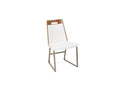 Tyler Contemporary Dining Chair with Walnut Veneer Back